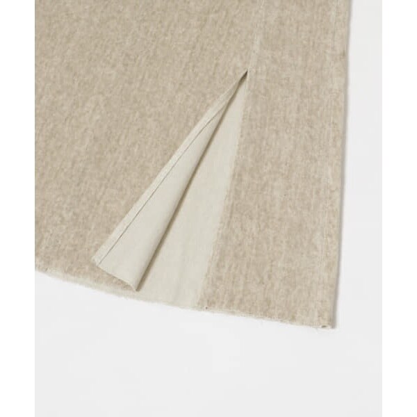 【ATON】LINEN VELVET | SIDE SLIT SKIRT Side Slit Skirt - Brown | Levi's® US