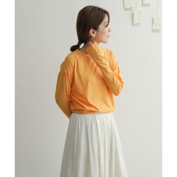 【アーバンリサーチドアーズ】『別注』unfil×DOORS　high twist cotton L/S t−shirts 別注』unfil×DOORS high twist cotton L/S t-shirts[WHSP-UW119