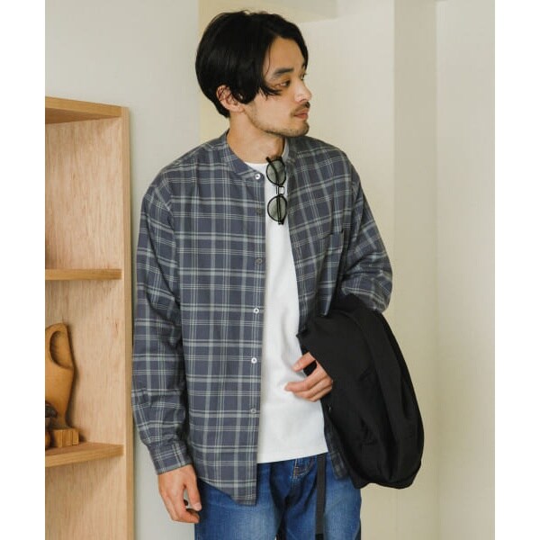 アーバンリサーチ ドアーズ（URBAN RESEARCH DOORS）/ビエラバンドカラーシャツの通販は 4,910円