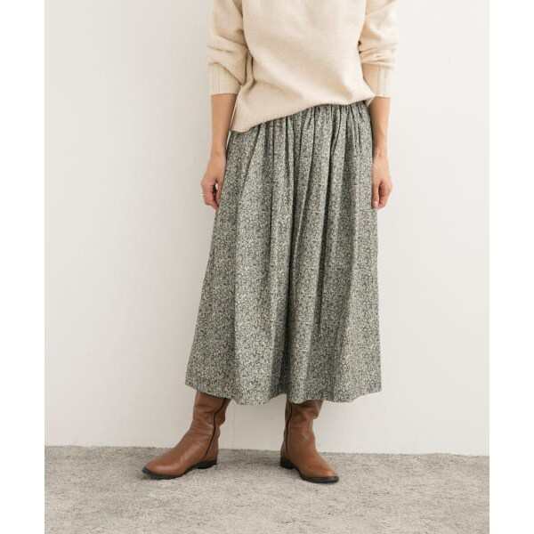 アーバンリサーチ ドアーズ（URBAN RESEARCH DOORS）/SOIL　PRINT GATHERED SKIRT