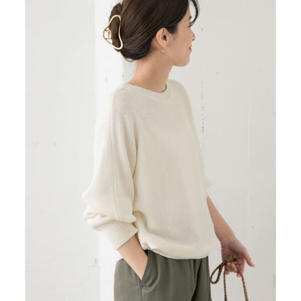 アーバンリサーチ ドアーズ（URBAN RESEARCH DOORS）/リネン混スラブドルマンニットの通販は 9,350円