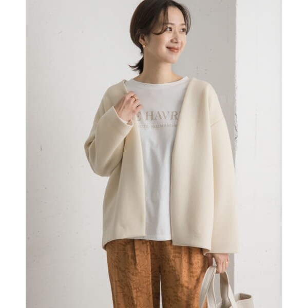 アーバンリサーチ ドアーズ(URBAN RESEARCH DOORS)/ダンボールニットノーカラージャケットの通販はau PAY マーケット ...