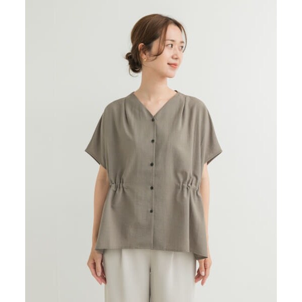 アーバンリサーチドアーズ　Vネックウエストギャザーブラウス　新品 Amazon | [アーバンリサーチ ドアーズ] シャツ ブラウス 『再