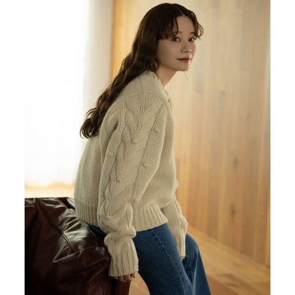 アーバンリサーチ サニーレーベル（URBAN RESEARCH SonnyLabel）/『WEB/一部店舗限定』NaokoTakayamaニットカーディガンの通販は