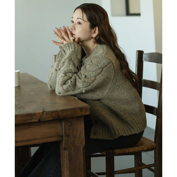 アーバンリサーチ サニーレーベル（URBAN RESEARCH SonnyLabel）/『WEB/一部店舗限定』NaokoTakayamaニットカーディガンの通販は