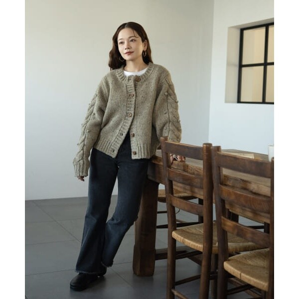 アーバンリサーチ サニーレーベル（URBAN RESEARCH SonnyLabel）/『WEB/一部店舗限定』NaokoTakayamaニットカーディガンの通販は