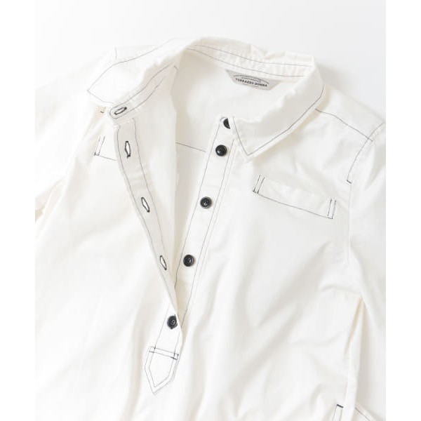 【WHITE】TORRAZZO DONNA ステッチマーメイドラインワンピース