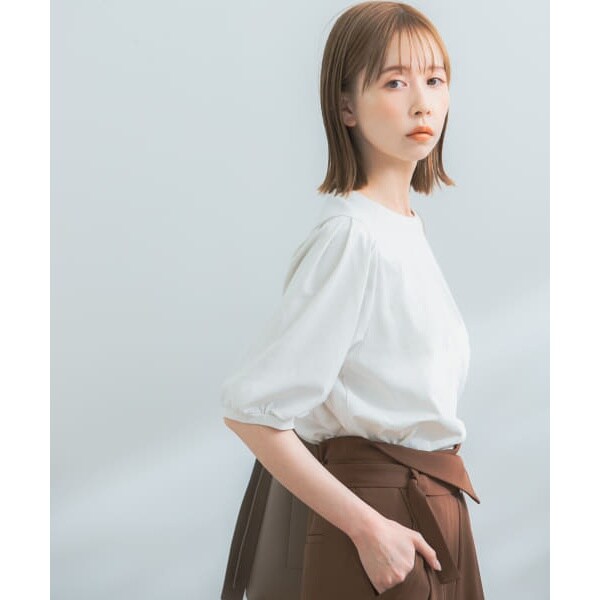 あ 新品】urban research パフスリーブジャガードカットワンピース URBAN