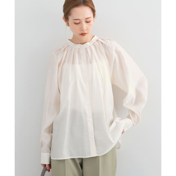アーバンリサーチ ロッソ（URBAN RESEARCH ROSSO）/ランダムタックセミシアーブラウスの通販は