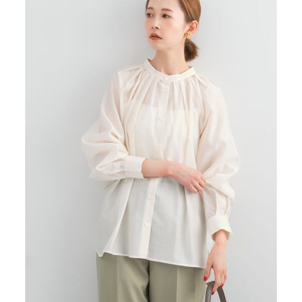 アーバンリサーチ ロッソ（URBAN RESEARCH ROSSO）/ランダムタックセミシアーブラウスの通販は
