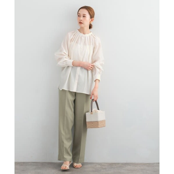 アーバンリサーチ ロッソ（URBAN RESEARCH ROSSO）/ランダムタックセミシアーブラウスの通販は