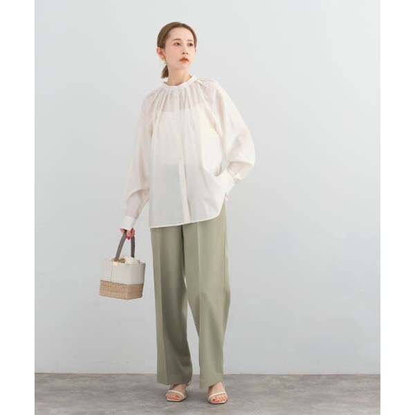 アーバンリサーチ ロッソ（URBAN RESEARCH ROSSO）/ランダムタックセミシアーブラウスの通販は