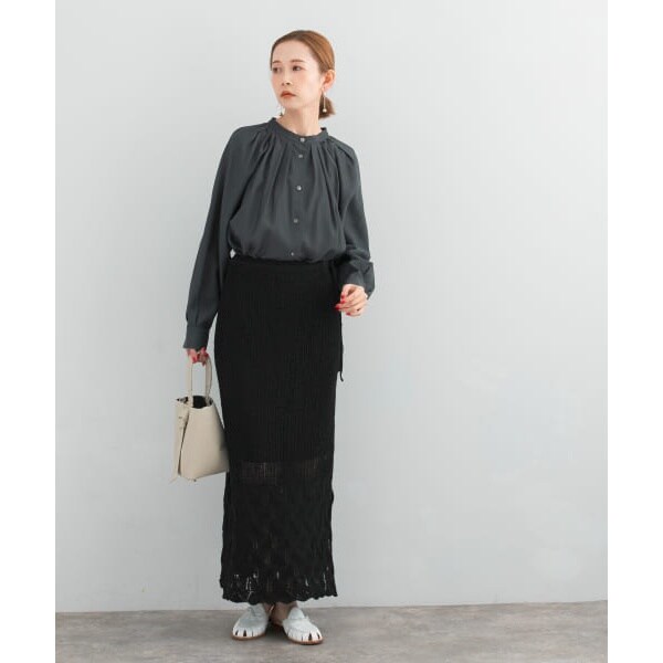 アーバンリサーチ ロッソ（URBAN RESEARCH ROSSO）/ランダムタックセミシアーブラウスの通販は