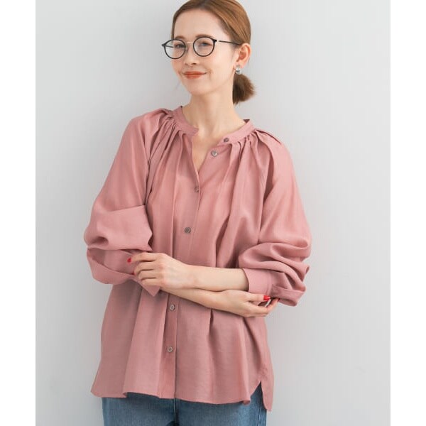 アーバンリサーチ ロッソ（URBAN RESEARCH ROSSO）/ランダムタックセミシアーブラウスの通販は