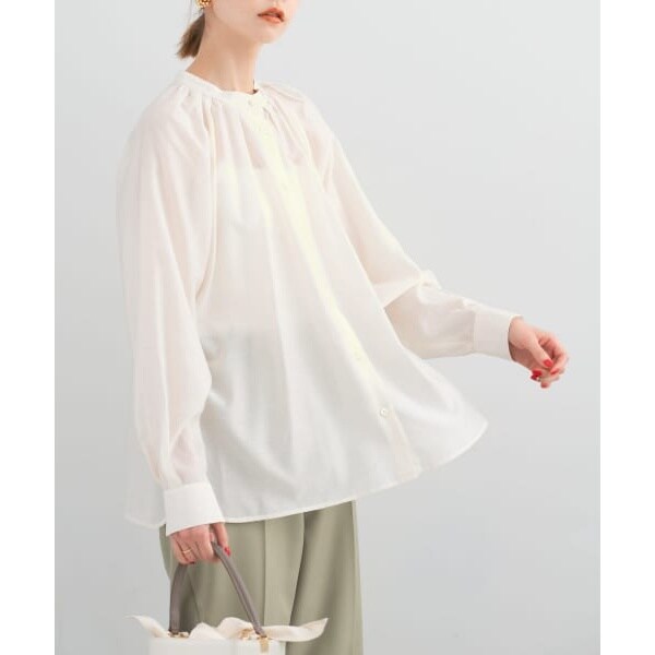 アーバンリサーチ ロッソ（URBAN RESEARCH ROSSO）/ランダムタックセミシアーブラウスの通販は