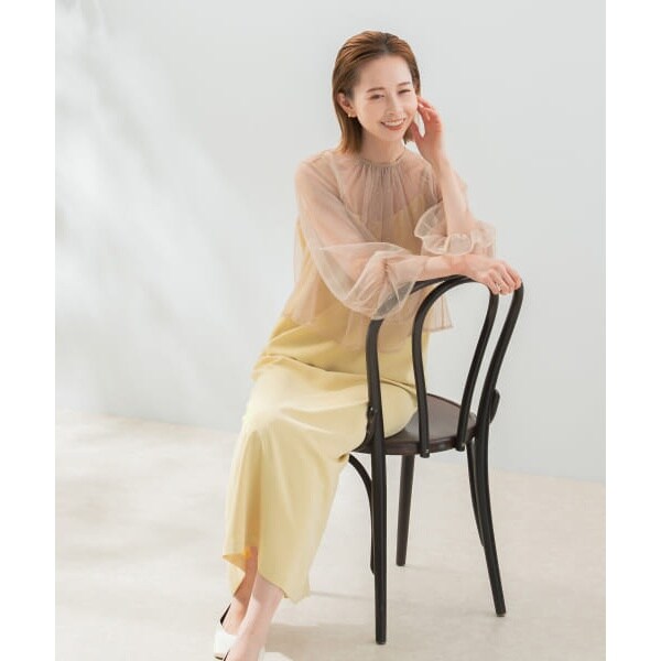 アーバンリサーチ ロッソ（URBAN RESEARCH ROSSO）/『別注』kaene×ROSSO　ラインストーンチュールセットドレスの通販は