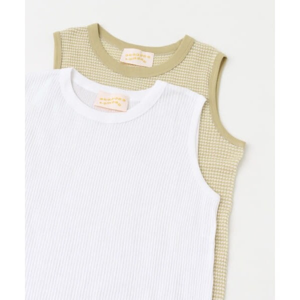 【NEW】アーバンリサーチ ロッソ（URBAN RESEARCH ROSSO）/CaRouseLamBRa　NO−SLEEVE PACK WHITE BORDERの通販は alexiscoates.com
