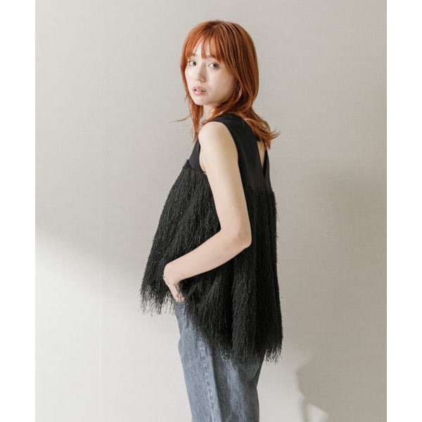 アーバンリサーチ ロッソ（URBAN RESEARCH ROSSO）/ELENDEEK　FRINGE TENT BLOUSE