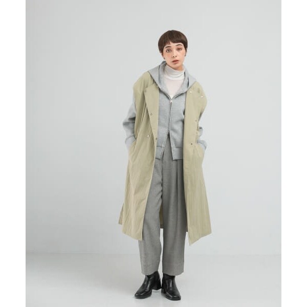 【大人気】SANDRO カットアウト ワンピース フランス発 Sandro 個性派清楚! カットアウト ショート ドレス