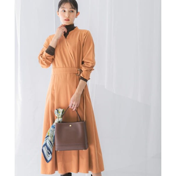 アーバンリサーチ ロッソ（URBAN RESEARCH ROSSO）/スエードライクカシュクールワンピースの通販は 7,013円