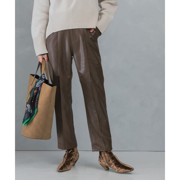 アーバンリサーチ ロッソ（URBAN RESEARCH ROSSO）/レザーライクパンツの通販は