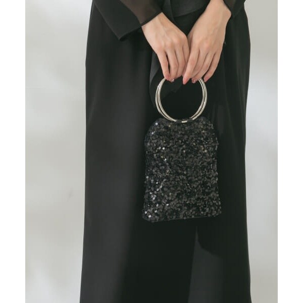 【NEW】アーバンリサーチ ロッソ（URBAN RESEARCH ROSSO）/リングハンドルスパンコールバッグの通販は 8,118円