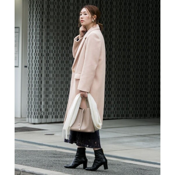 カシミヤ混ショートビーバーコート／アーバンリサーチ ロッソ カシミヤ混ショートビーバーコート／アーバンリサーチ ロッソ