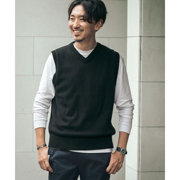 アーバンリサーチ ロッソメン Urban Research Rosso Men メンズベスト Vネックコットンニットベスト の通販はau Pay マーケット Brand Square By Oioi ブランドスクエアbyマルイ