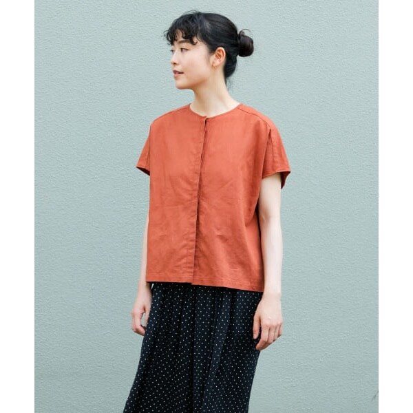 かぐれ（kagure）/コットンリネンクロップドブラウスの通販はau