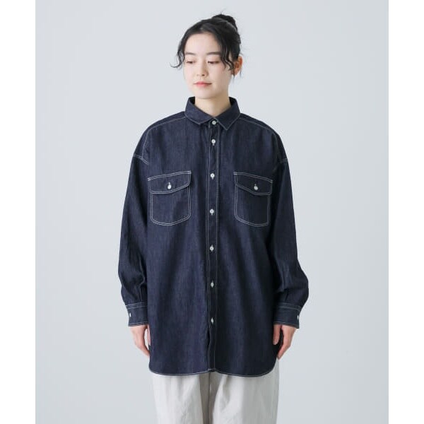 かぐれ（kagure）/デニムワークシャツ