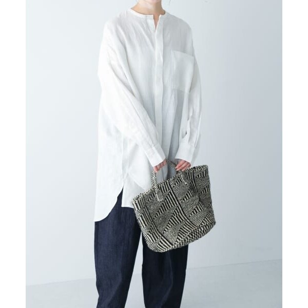 かぐれ リネンチュニックシャツ かぐれ｜リネンチュニックシャツ | Rakuten Fashion(楽天