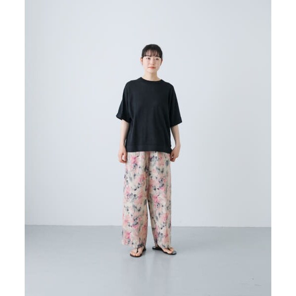 かぐれ（kagure）/【予約】コットンリネンプリントイージーパンツ