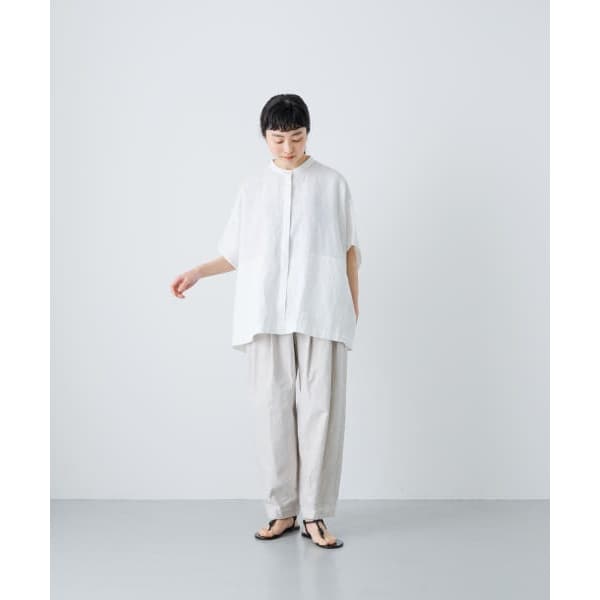 な*い様 かぐれ　リネンスクエアケープシャツ リネンスクエアケープシャツ（シャツ/ブラウス）｜かぐれ