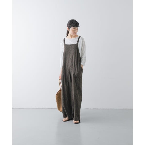 【美品】 かぐれ　リバティ　オールインワン　小花柄　オーバーオール　サロペット かぐれ（カグレ）の「リバティオールインワン（サロペット