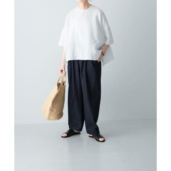NEW】かぐれ（kagure）/デニムボリュームパンツ