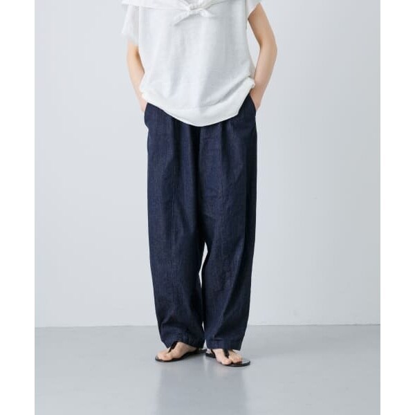 NEW】かぐれ（kagure）/デニムボリュームパンツ