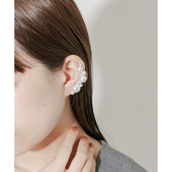 SOPHIE BILLE BRAHE 片耳パールピアス JEWELRY ISSUE ｜STUNNING