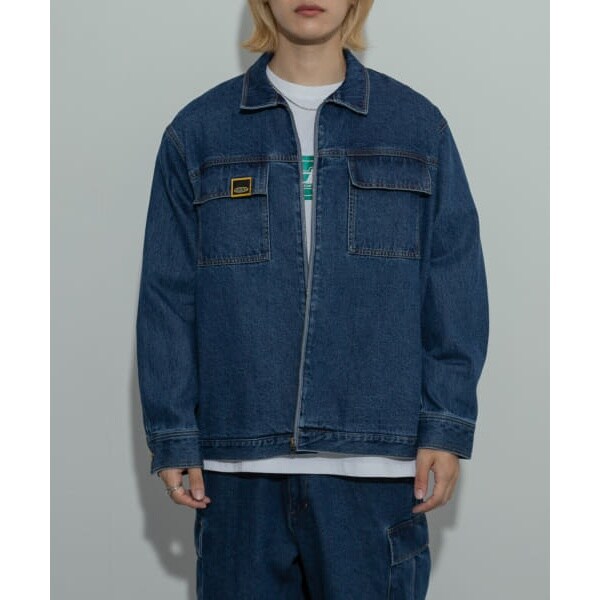 センスオブプレイスバイアーバンリサーチ（SENSE OF PLACE）/ddp　ZIP UP DENIM JACKETの通販は