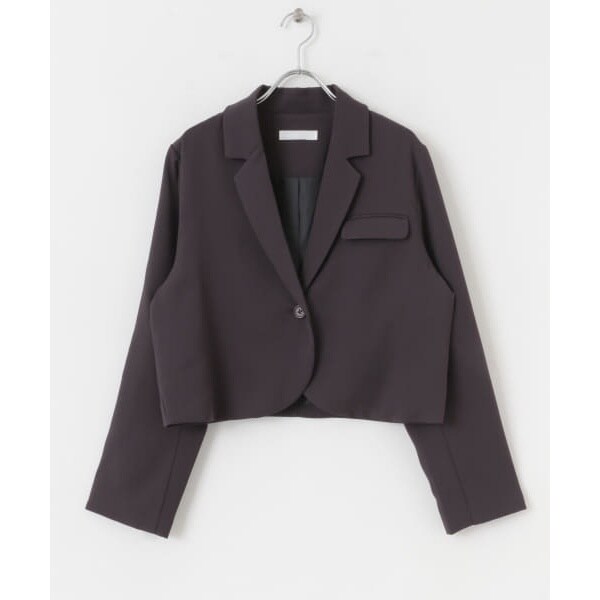 センスオブプレイスバイアーバンリサーチ（SENSE OF PLACE）/クロップドテーラードジャケットの通販は 5,571円