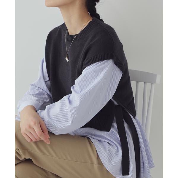 ヒューマンウーマン（HUMAN WOMAN）/◆布帛コンビニットプルオーバー