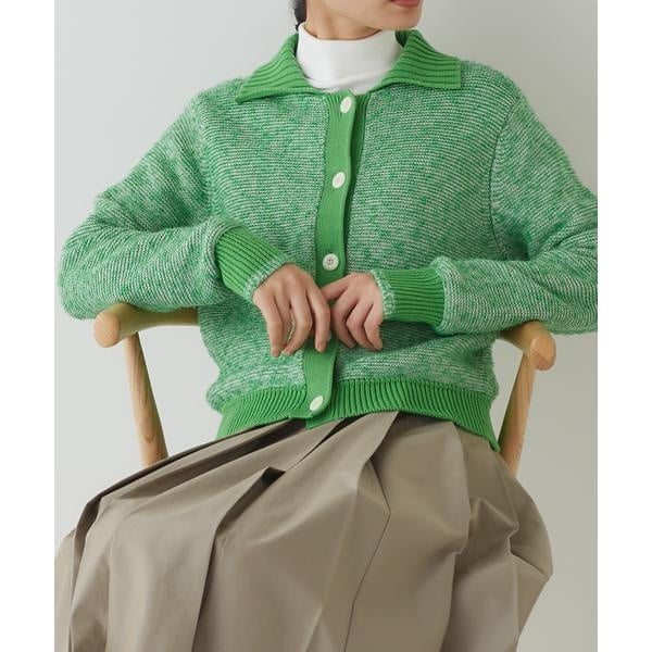 ヒューマンウーマン（HUMAN WOMAN）/◆スラブツイードニット