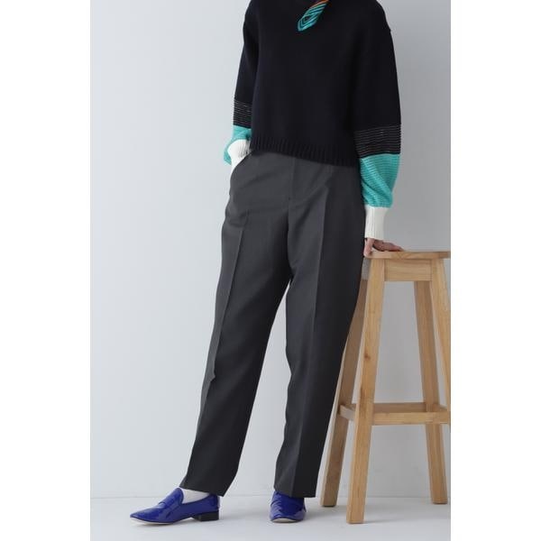 ヒューマンウーマン（HUMAN WOMAN）/◆ウール調合繊ツイルパンツ