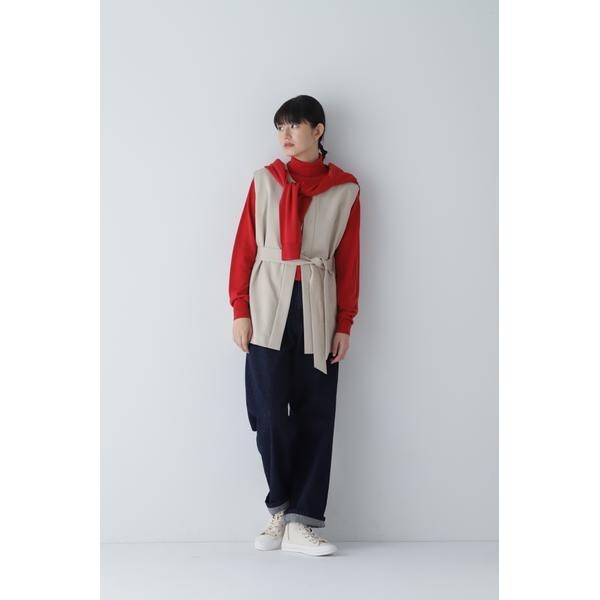 ヒューマンウーマン（HUMAN WOMAN）/◆平二重織ジレ