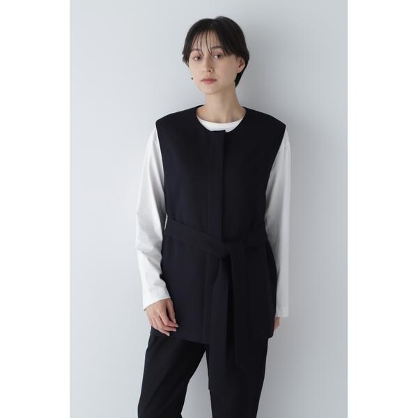 ヒューマンウーマン（HUMAN WOMAN）/◆平二重織ジレ