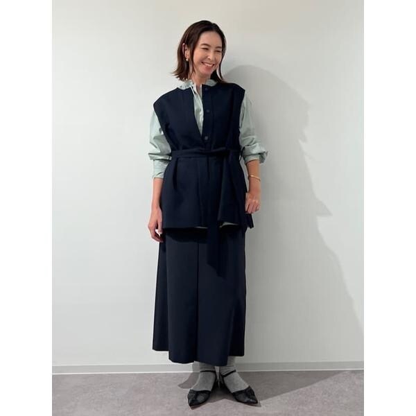 ヒューマンウーマン（HUMAN WOMAN）/◆平二重織ジレ