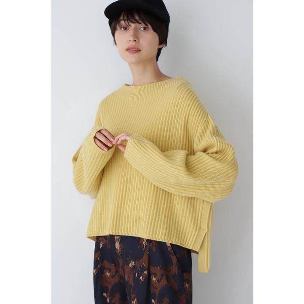 ヒューマンウーマン（HUMAN WOMAN）/◆ミドルゲージ地柄ニット
