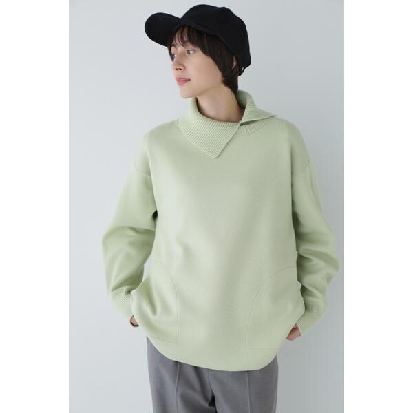 ヒューマンウーマン（HUMAN WOMAN）/◆ダブルジャカードニットトップス