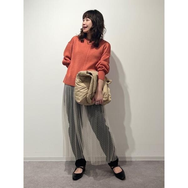 ヒューマンウーマン（HUMAN WOMAN）/スクエアドットチュールスカート_19