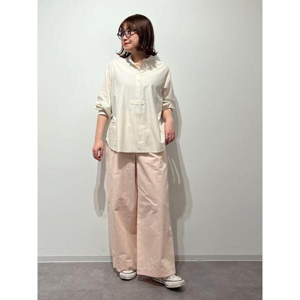 ヒューマンウーマン（human woman）/◆鹿の子ジャージーストライププルオーバー