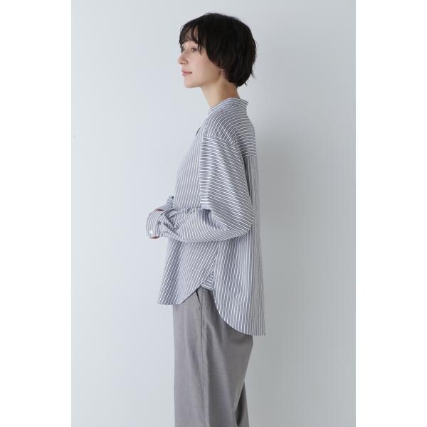 ヒューマンウーマン（human woman）/◆鹿の子ジャージーストライププルオーバー